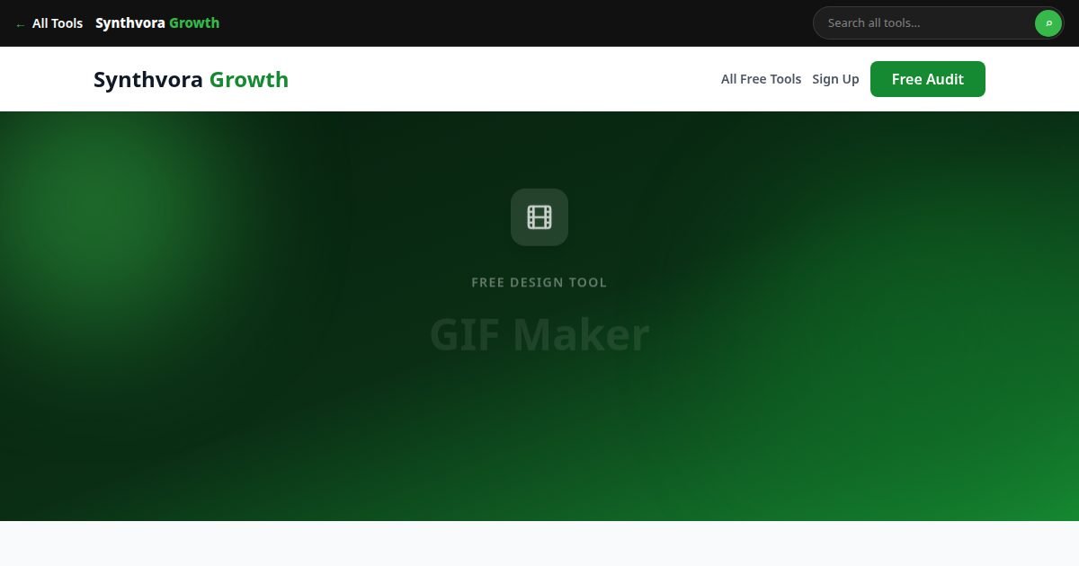 GIF Maker tool preview